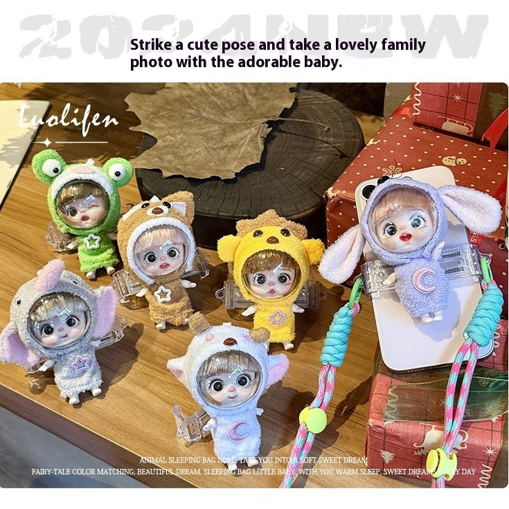 Loli space doll phone back clip