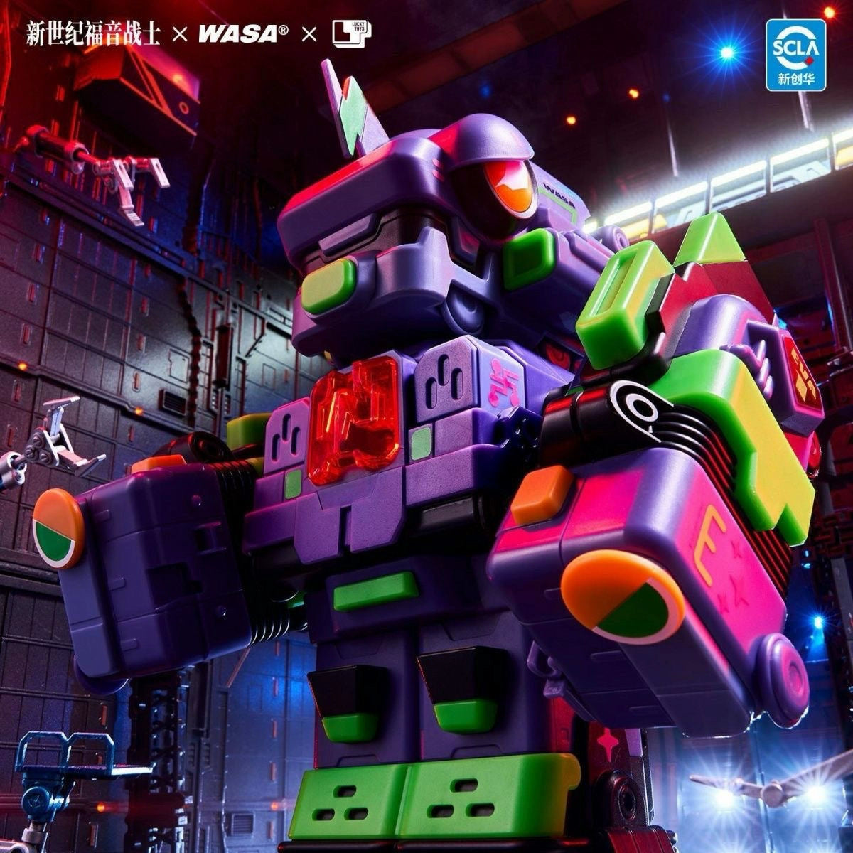 Genuine WASA No. 1 machine eva New Century Gospel Warrior blind box figure super train combined robot ornament