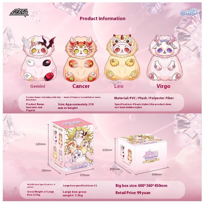 Mobostar Warm Heart Twelve Constellation Series Blind Box