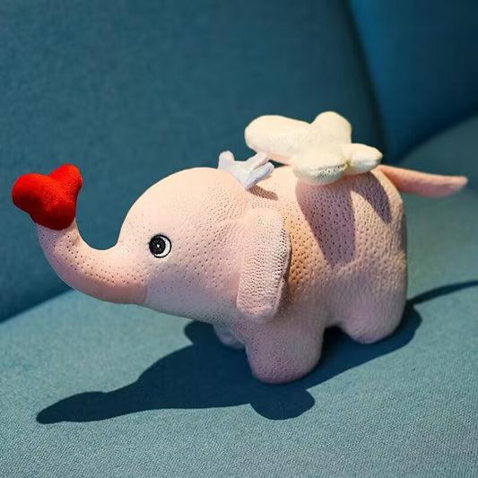 Heart elephant doll plush toys