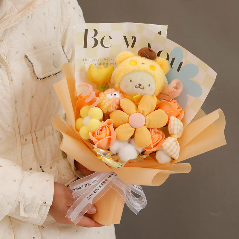 Cute doll bouquet