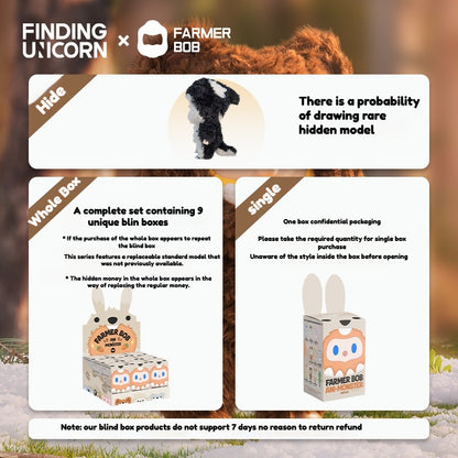 FindingUnicorn FARMER BOB Weird Guardian Vinyl Plush Blind Box