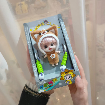 Loli space doll phone back clip