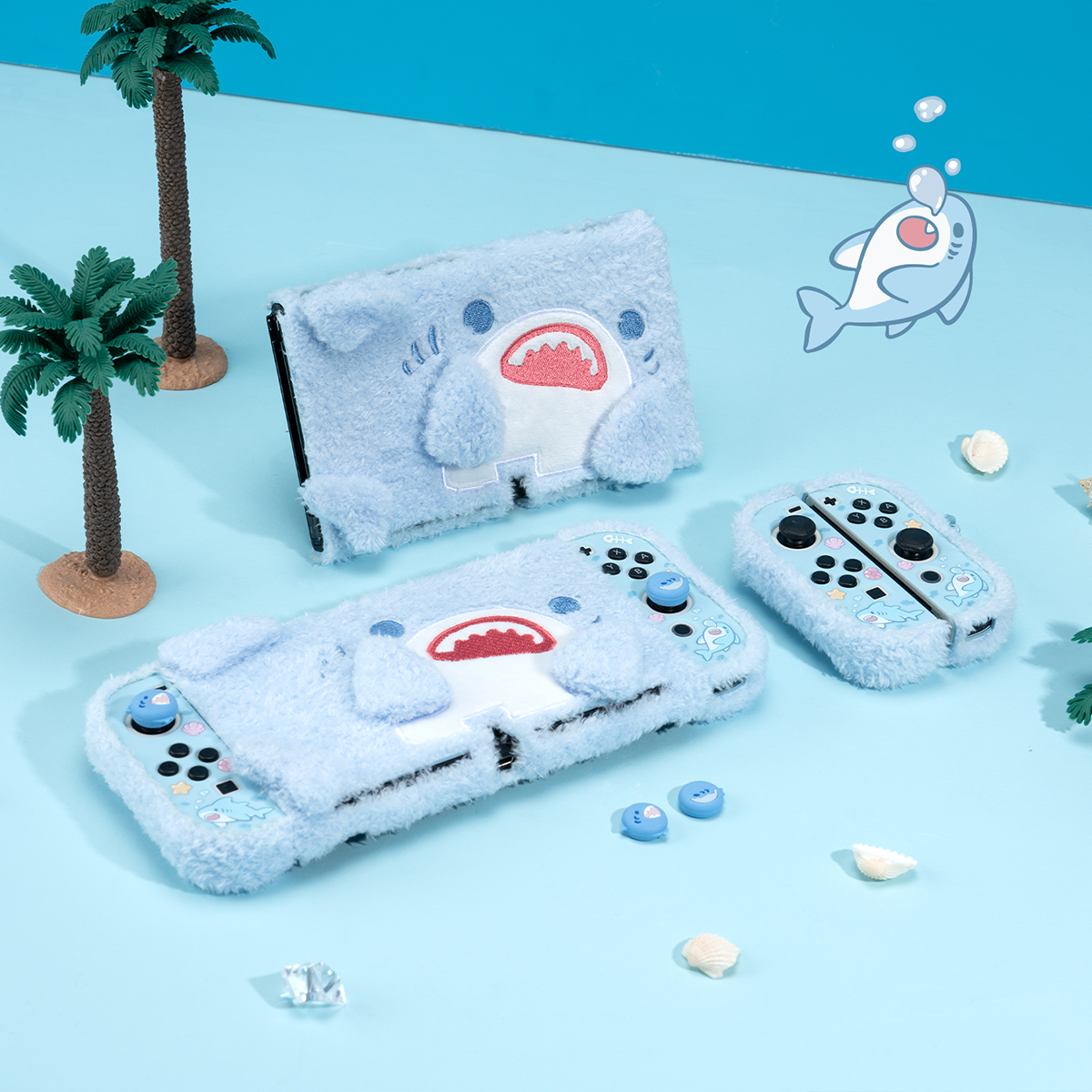 Cute Plush Switch OLED Case