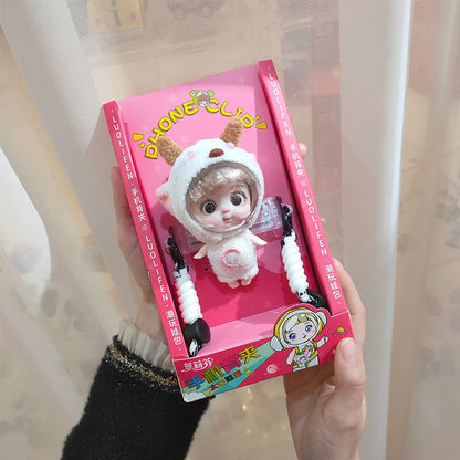 Loli space doll phone back clip
