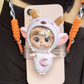 Loli space doll phone back clip