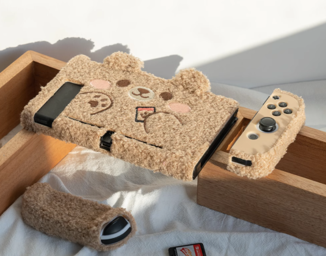 Cute Plush Switch OLED Case