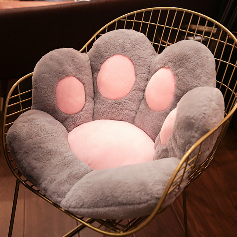 Cat Paw Cushion Comfy Chair Plush Seat