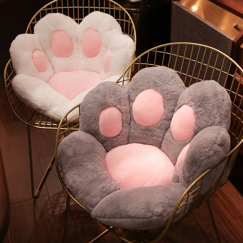 Cat Paw Cushion Comfy Chair Plush Seat