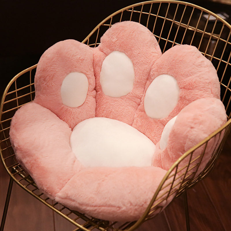 Cat Paw Cushion Comfy Chair Plush Seat